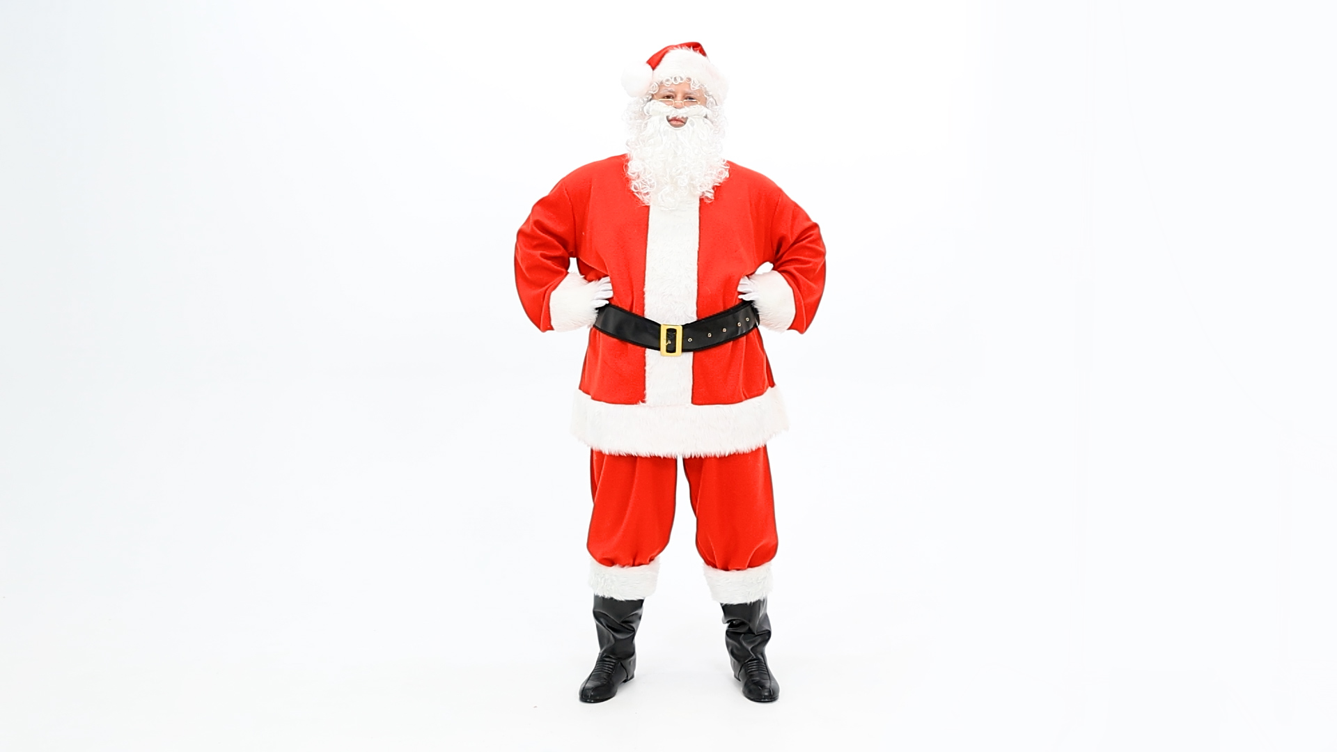 FUN1846PL Plus Size Holiday Santa Claus Costume for Men